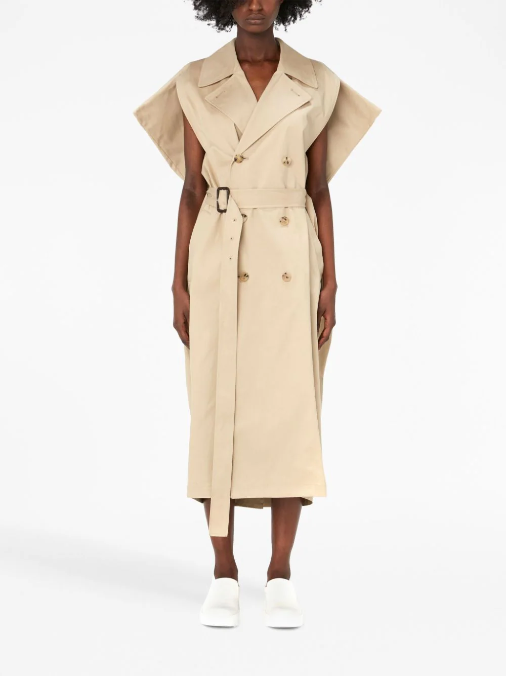 JW-Anderson-Sleeveless-Kite-Trench-Coat-Brown-3