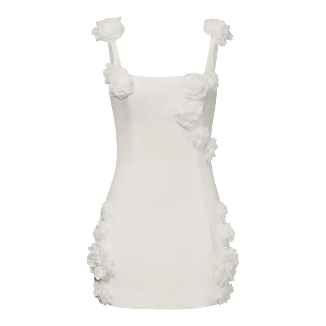 Elaina Rosette Applique Mini Dress Club21.com Elaina Rosette Applique Mini Dress Club21.com