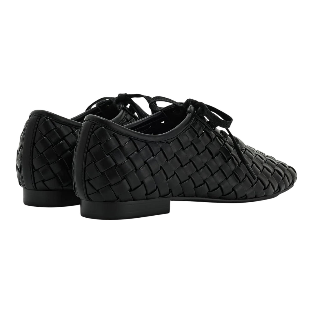 Club21 - JW PEI - Kayla Weave Strap Flat Shoes - FLAT SHOES - Black