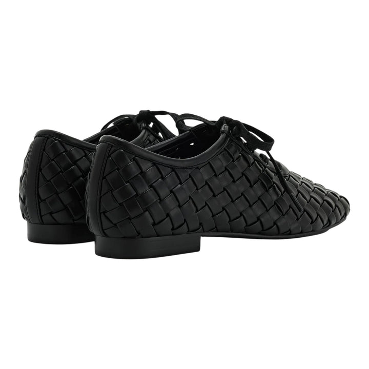 Club21 - JW PEI - Kayla Weave Strap Flat Shoes - FLAT SHOES - Black