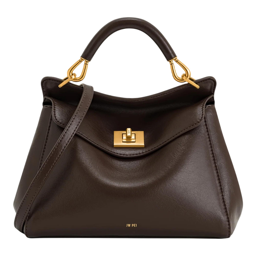 Club21 - JW PEI - Lucia Classic Top Handbag - HANDBAGS - Dark Brown