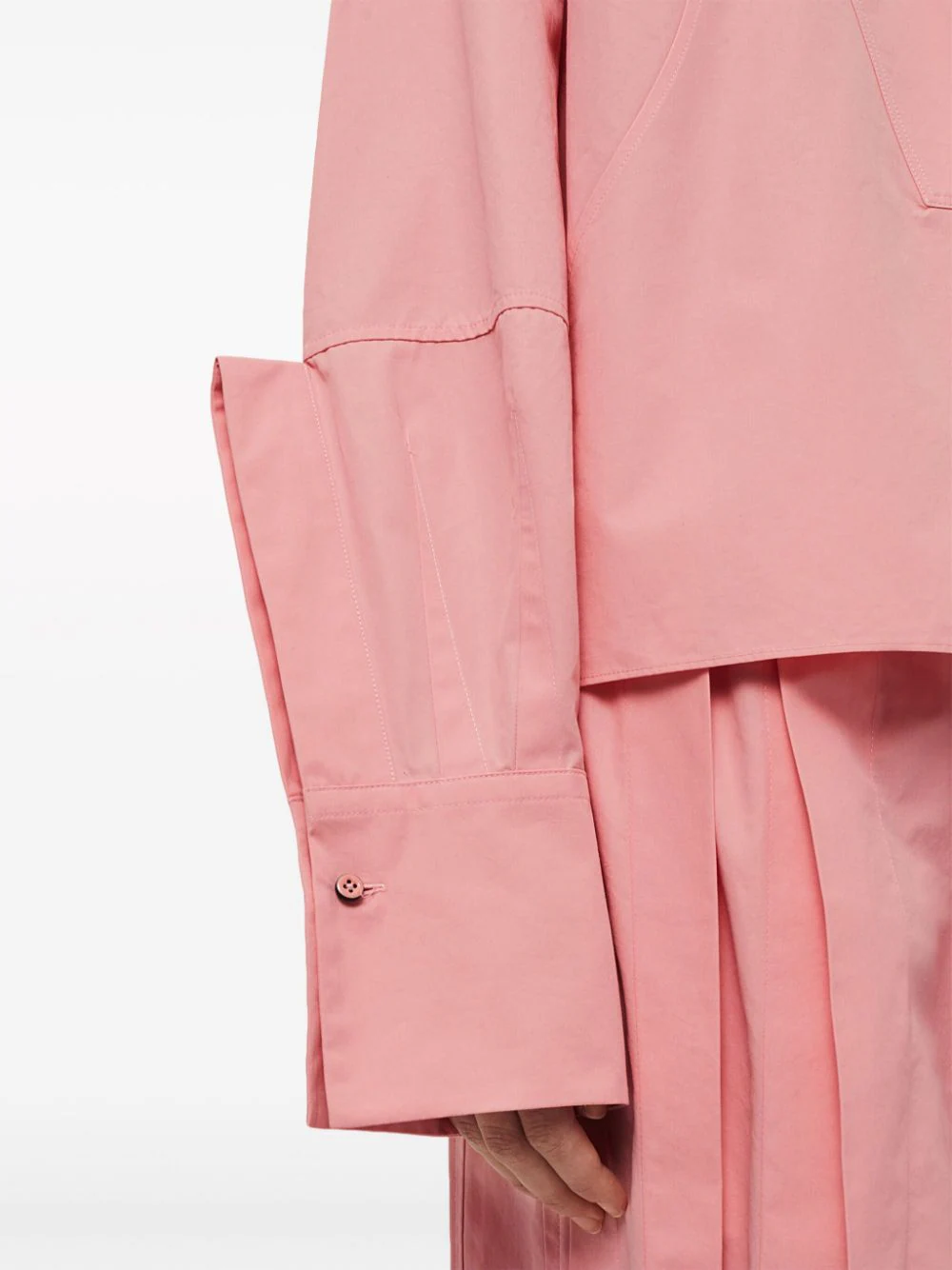 Jil-Sander-Cotton-And-Silk-Poplin-Shirt-Pink-5