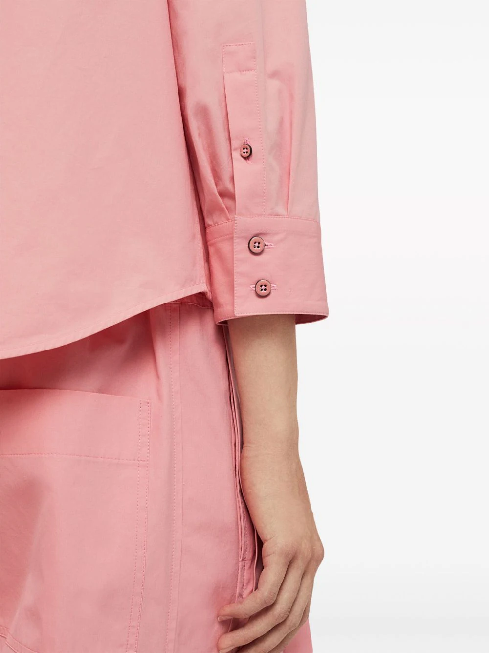 Jil-Sander-Cropped-Classic-Shirt-Pink-5