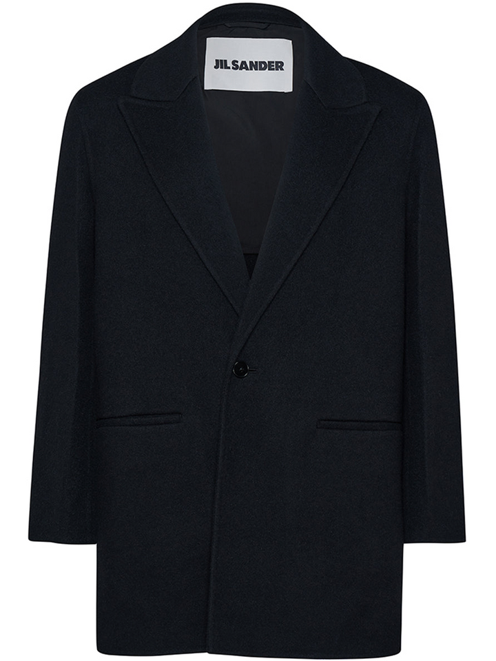 Jil Sander Deconstructed Boxy Fit Jacket Black 1