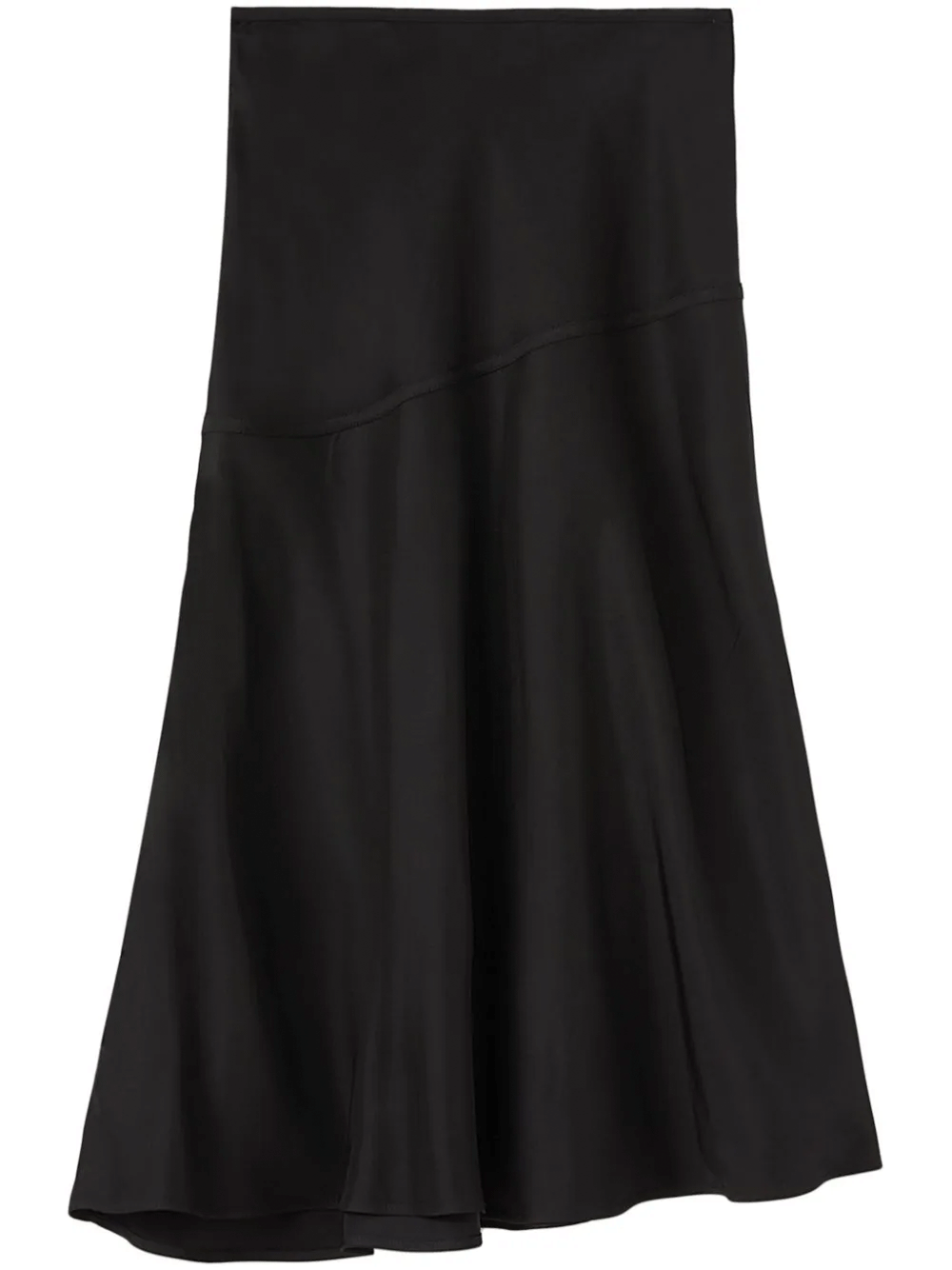 Jil-Sander-Fine-Fluid-Viscose-Twill-Skirt-Black-1