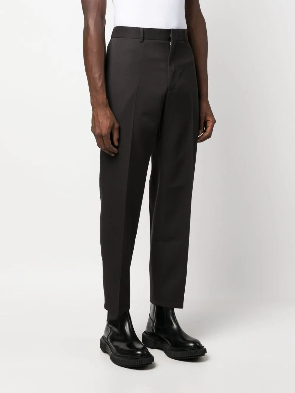 Jil-Sander-Fine-Wool-Tailoring-Gabardine-Pants-Black-3