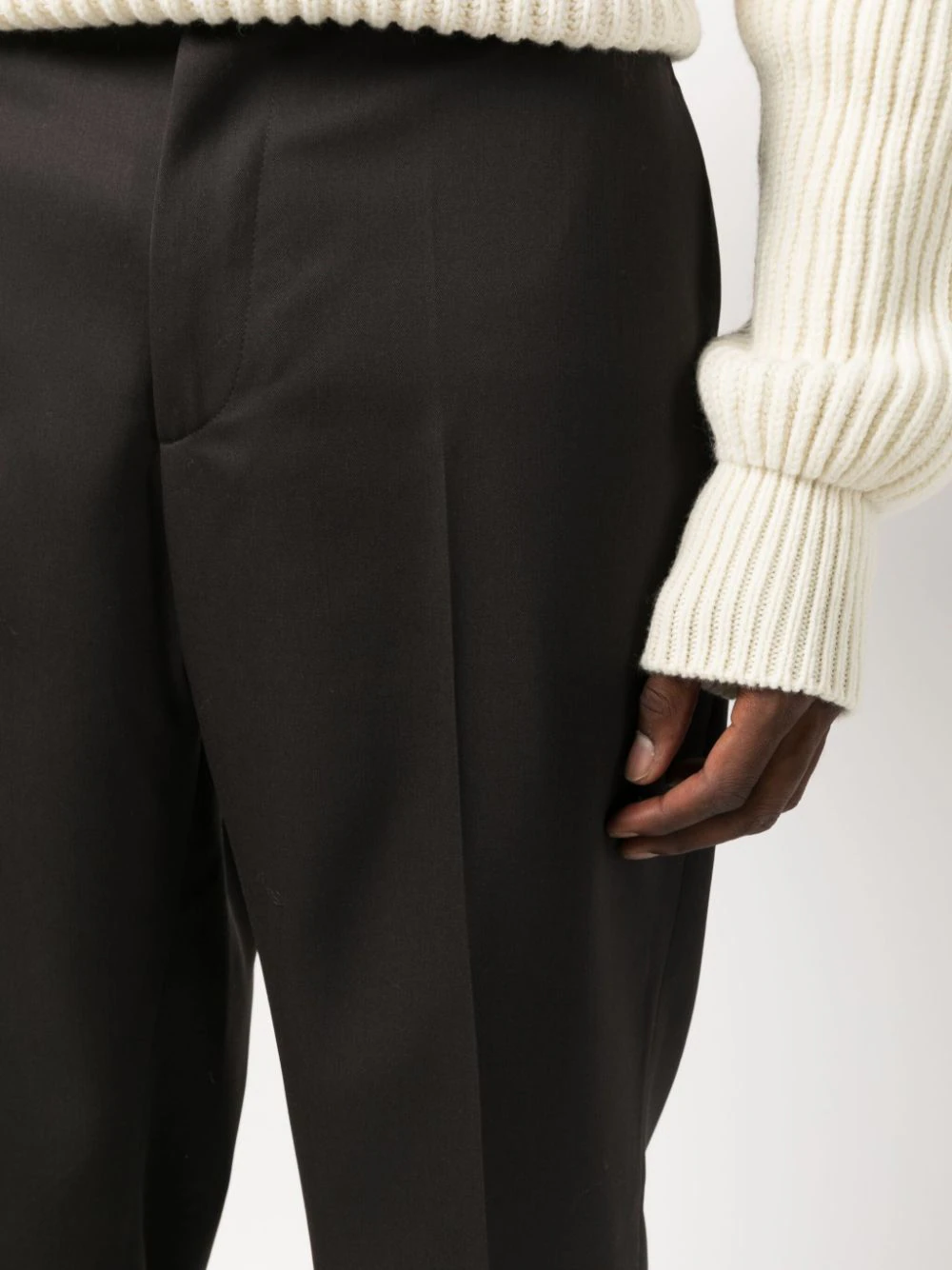 Jil-Sander-Fine-Wool-Tailoring-Gabardine-Pants-Black-5