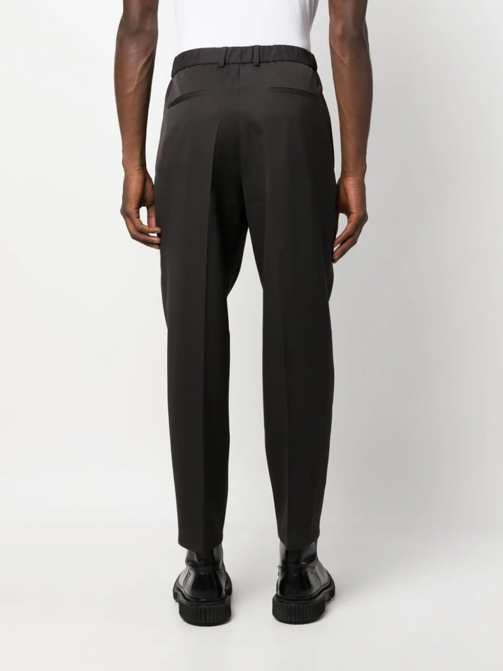 Jil-Sander-Fine-Wool-Tailoring-Gabardine-Pants-Brown-4