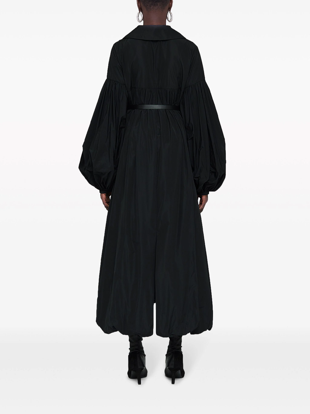 Jil-Sander-Light-Recyled-Polyester-Dress-Black-3