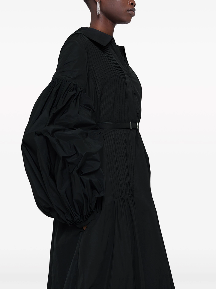 Jil-Sander-Light-Recyled-Polyester-Dress-Black-4