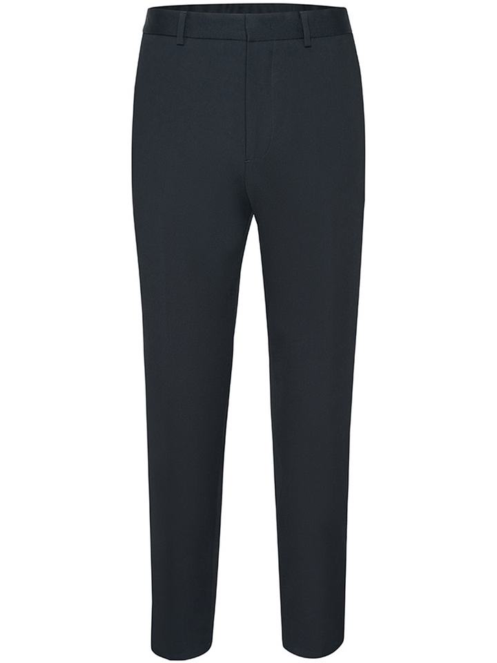 Jil Sander Light Wool Gabardine Tapered Pants Black 1