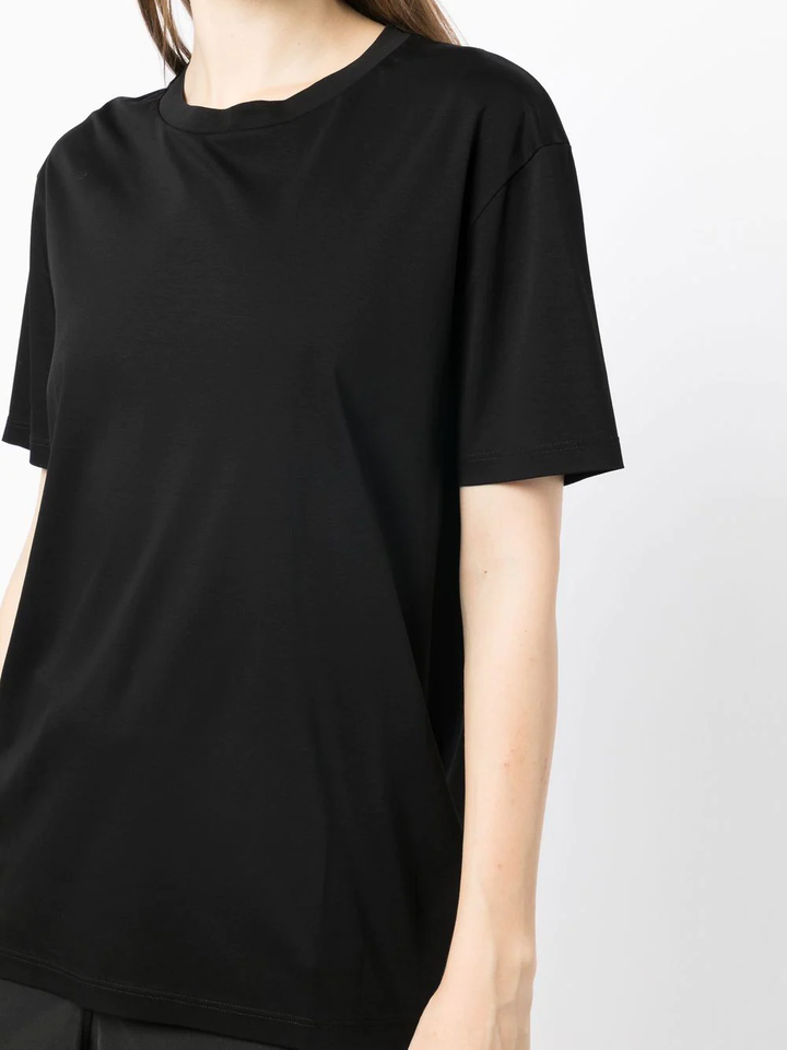 Jil Sander Mercerized Cotton T-Shirt Black 5