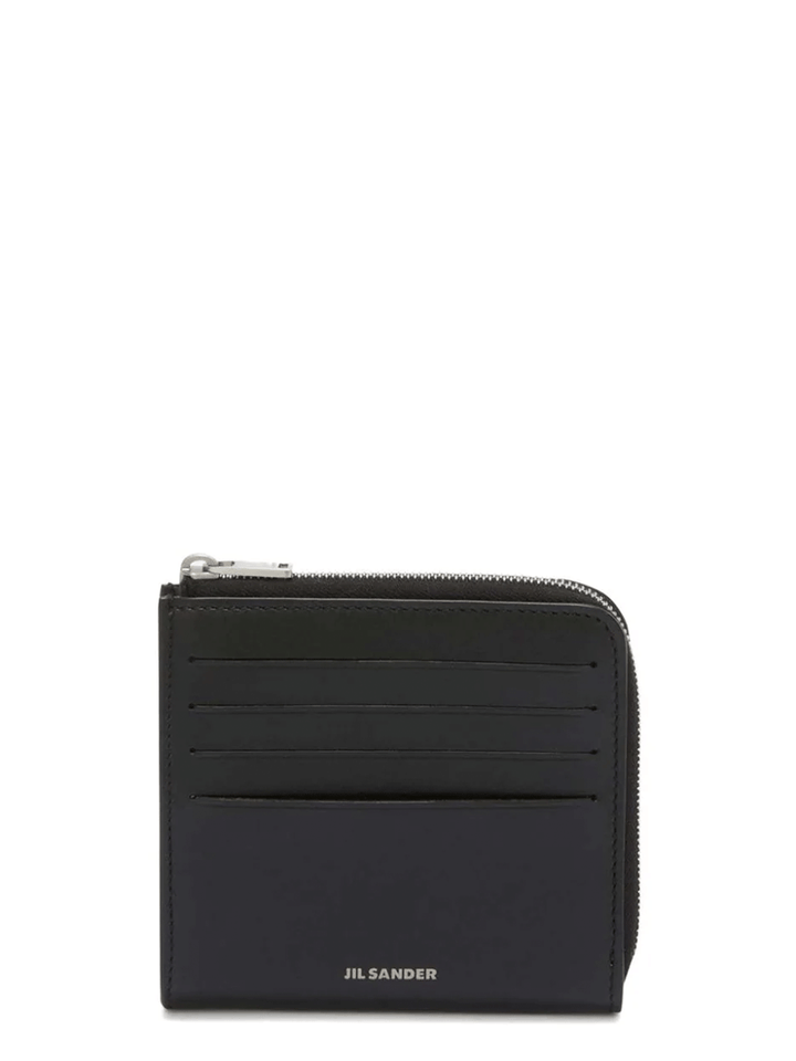 Jil-Sander-Multi-Card-Wallet-Black-1