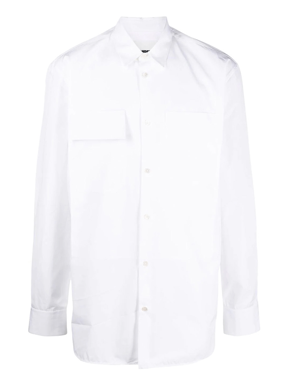 Jil-Sander-Straight-Relaxed-Fit-Pointed-Shirt-White-1