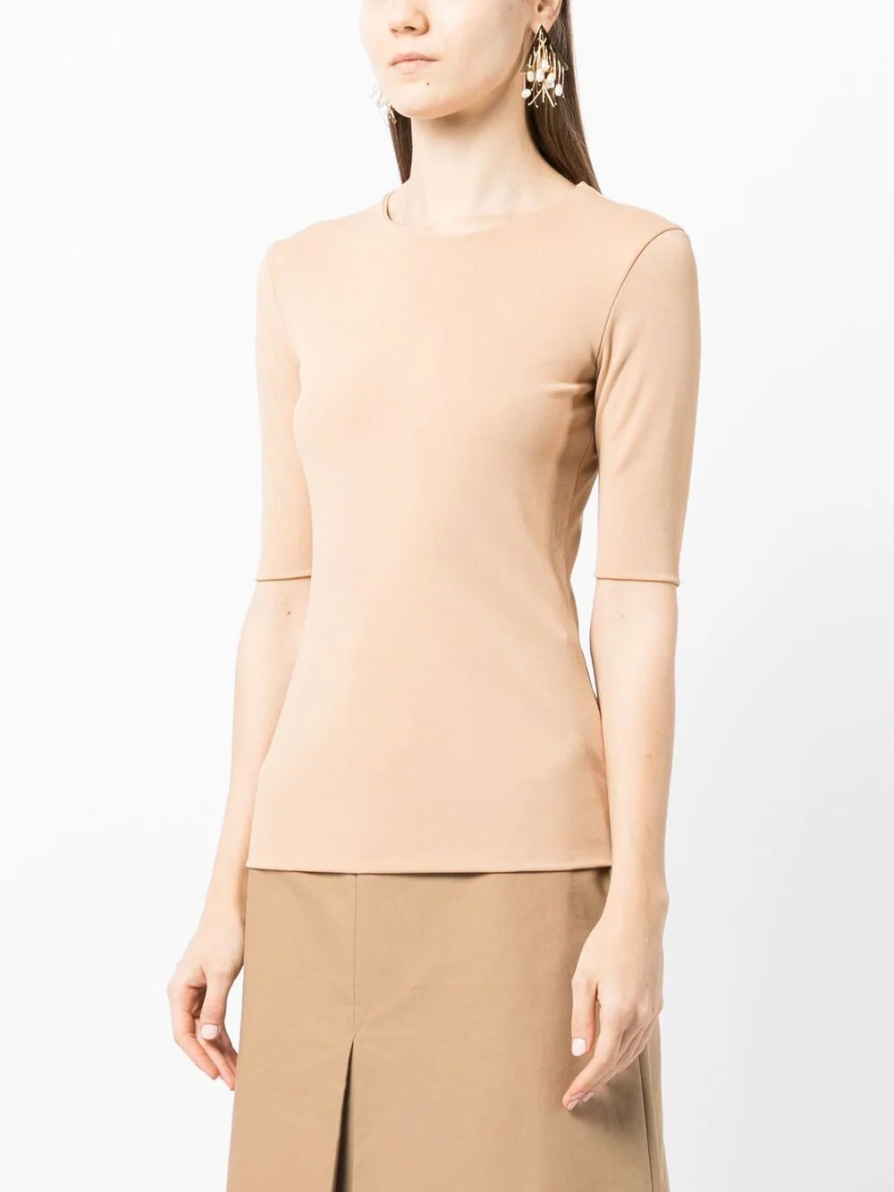 Jil Sander Viscose Top Peach 3