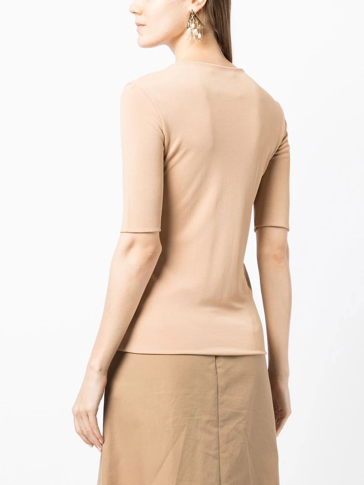 Jil Sander Viscose Top Peach 4