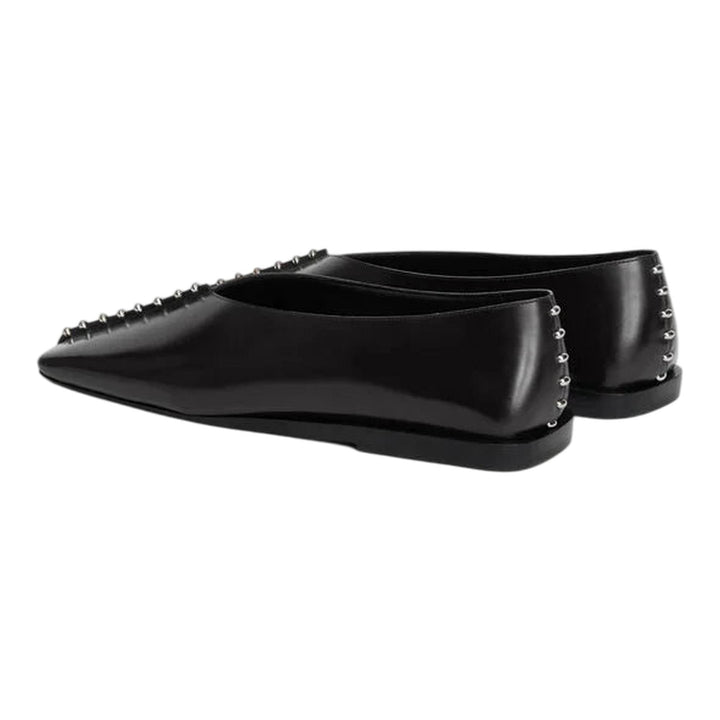 Club21 - Jil Sander - Ballerina Punk Shiny Spazzolato - FLAT SHOES - Black