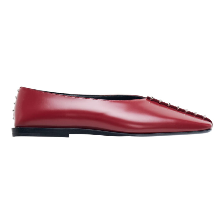 Club21 - Jil Sander - Ballerina Punk Shiny Spazzolato - FLAT SHOES - Red