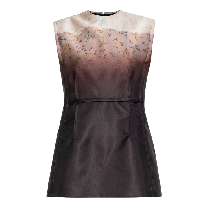 Burnt Bouquet Print Top
