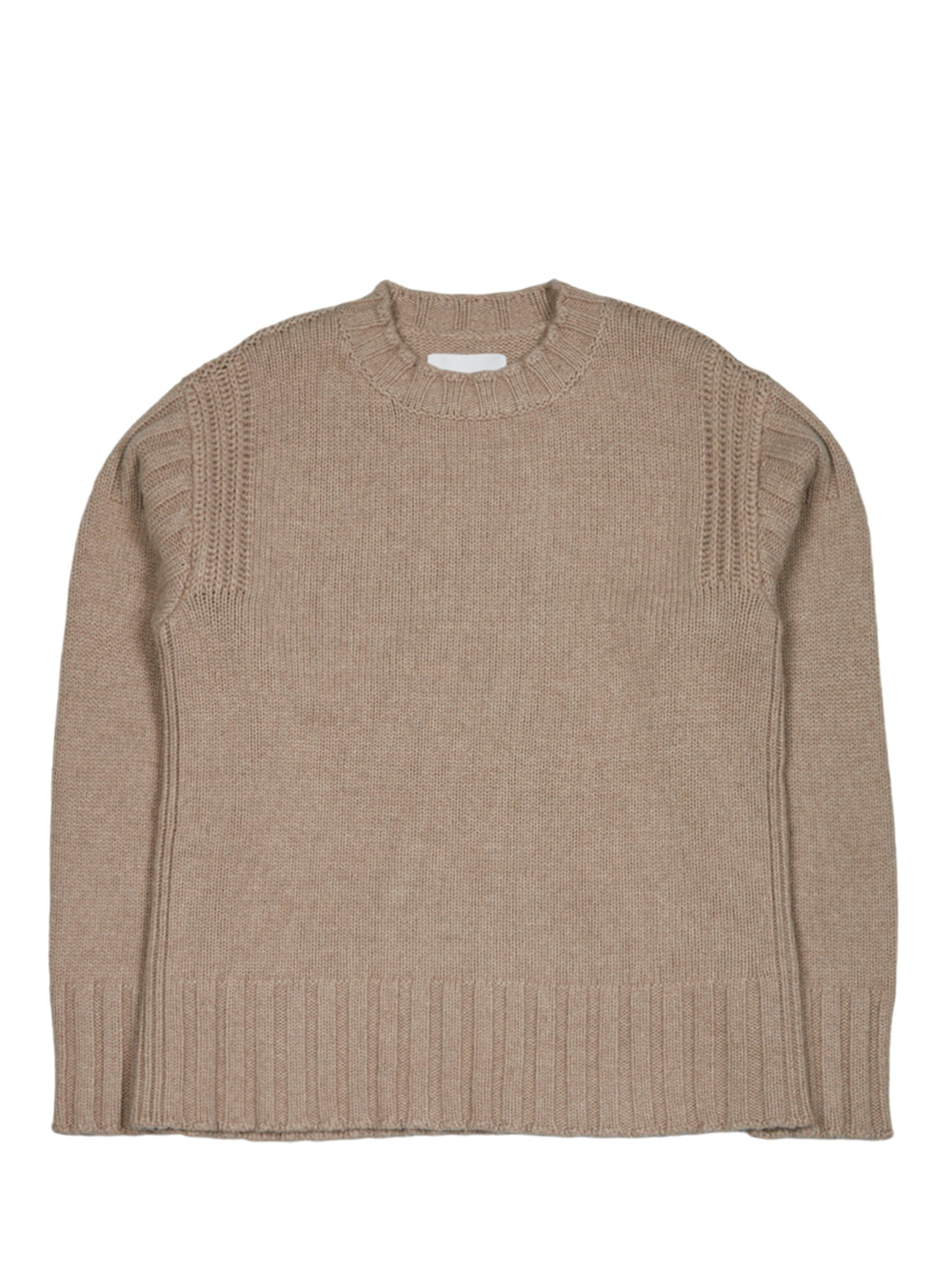 Jil_Sander_Fine_Pure_Cashmere_Sweater_Brown