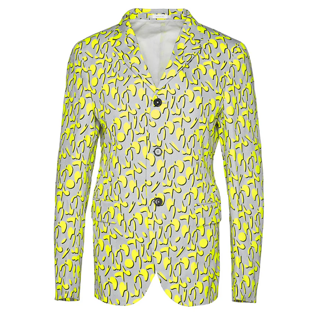 Geometric Print Jacket