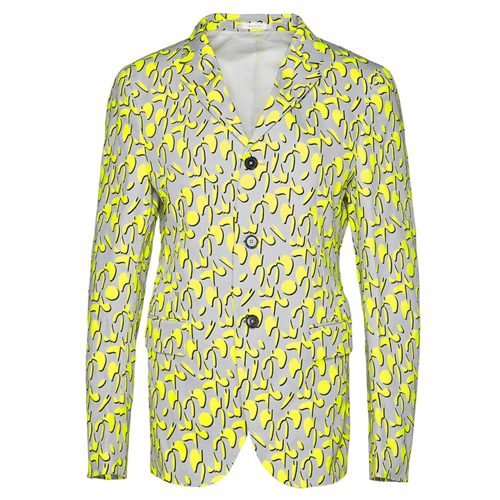 Geometric Print Jacket