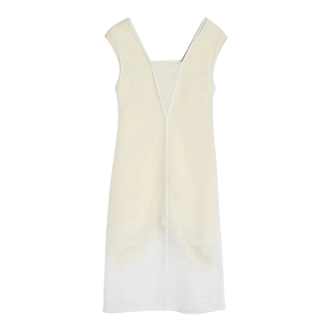 Organza V-Neck Dress