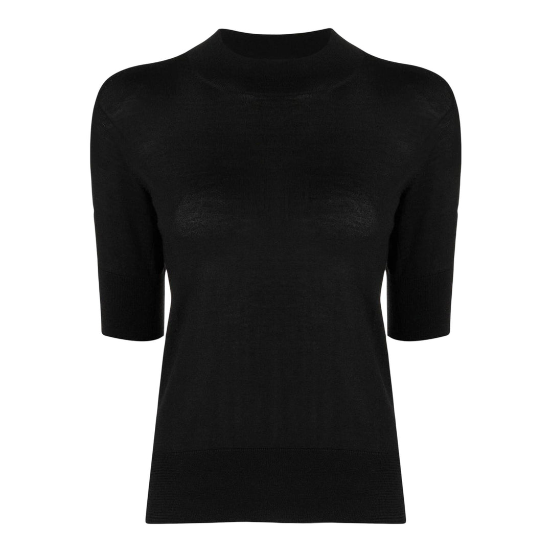 Jil_Sander_Short_Sleeve_Sweater_Black