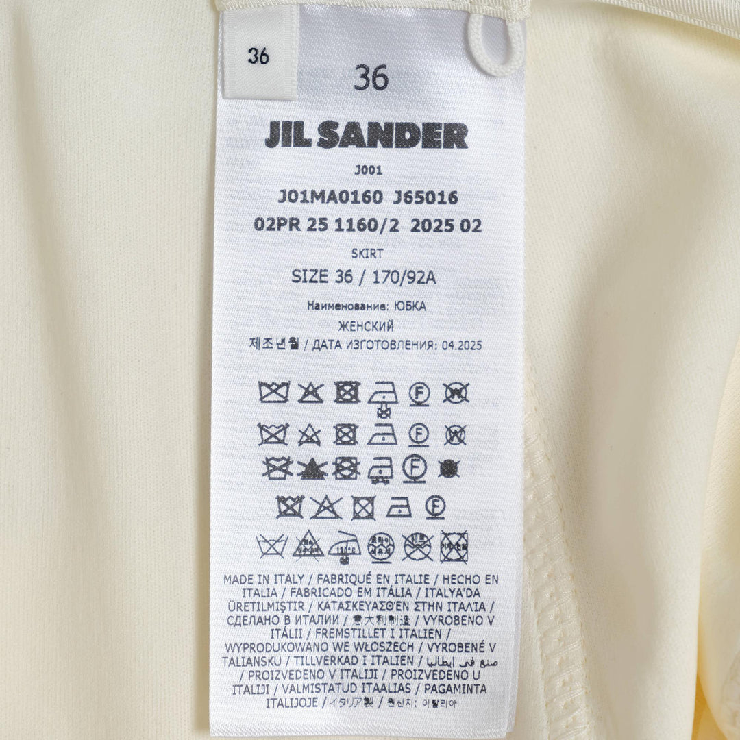 Club21 - Jil Sander - Skirt Crepe Fluid Viscose - SKIRTS - Beige