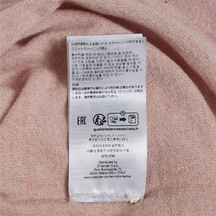 Club21 - Jil Sander - Superfine Eco Cashmere T-Shirt - KNIT TOPS - Pink