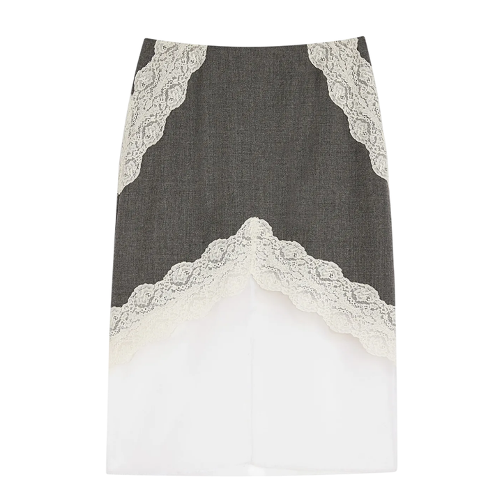 Wool Canvas Skirt