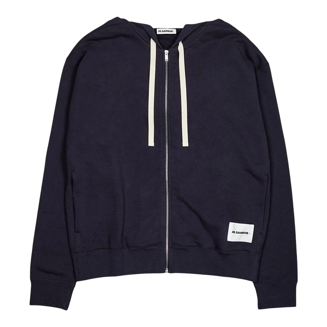 Club21 - Jil Sander - Zipped Hoodie - SWEATSHIRTS - Navy