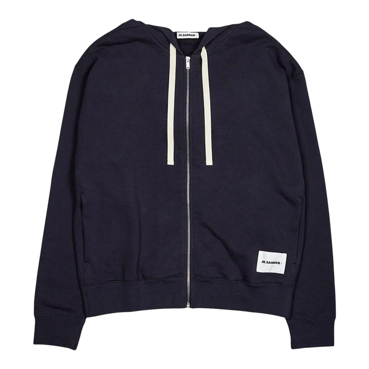 Club21 - Jil Sander - Zipped Hoodie - SWEATSHIRTS - Navy