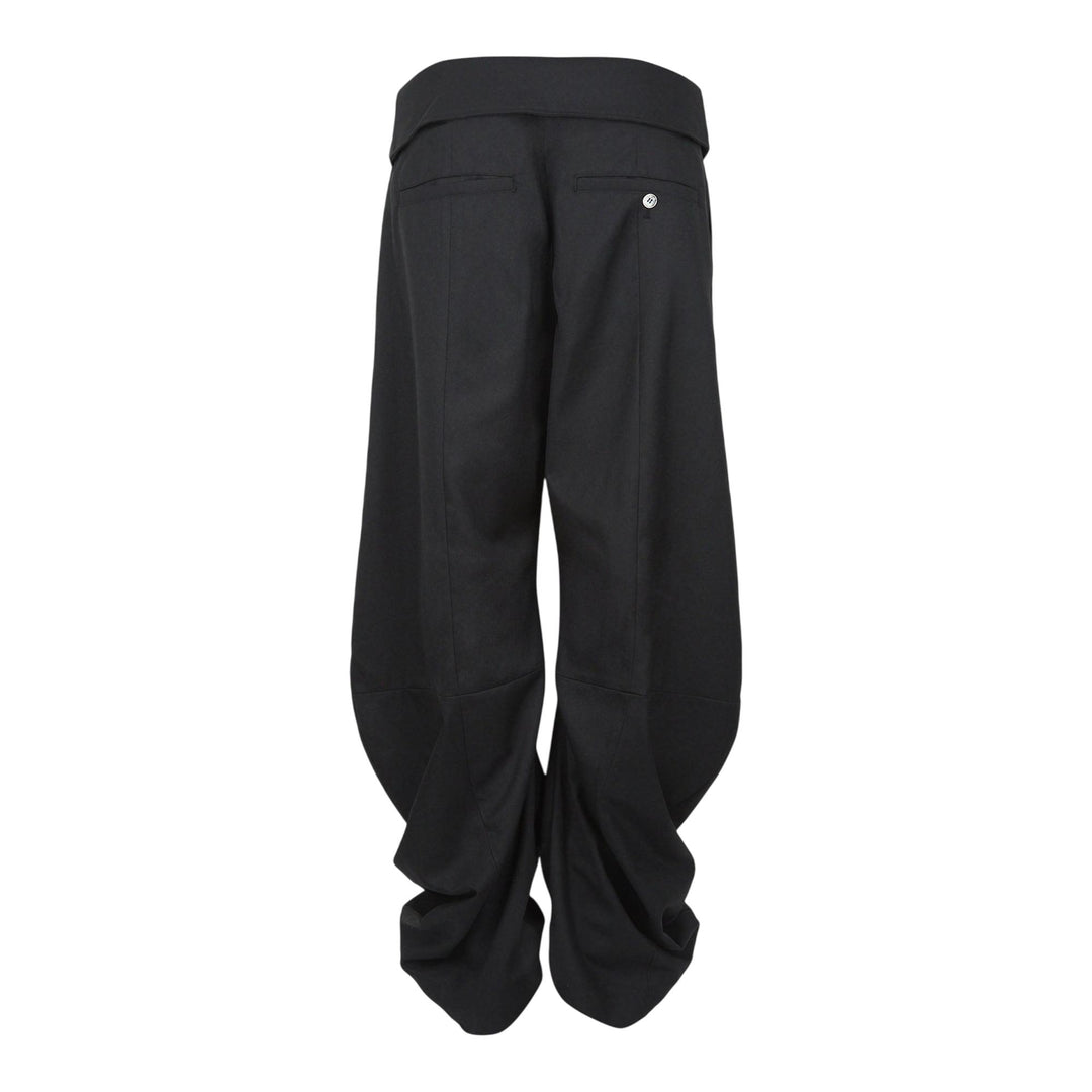 Club21 - JiyongKim - Sun-Bleached Curved Trousers - PANTS - Black