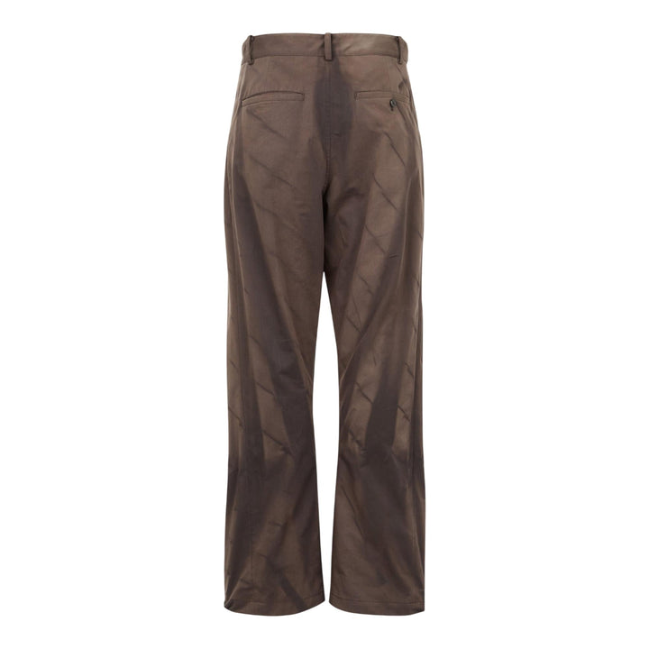 Club21 - JiyongKim - Sun-Bleached Flap Detailed Trousers - PANTS - Brown