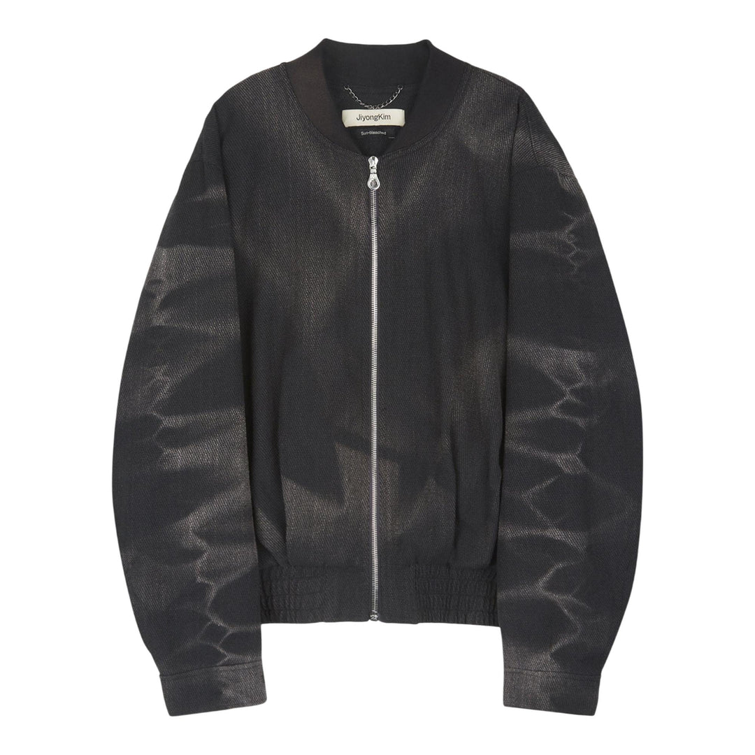 Club21 - JiyongKim - Sun-Bleached Pleated Bomber - BLOUSON - Black