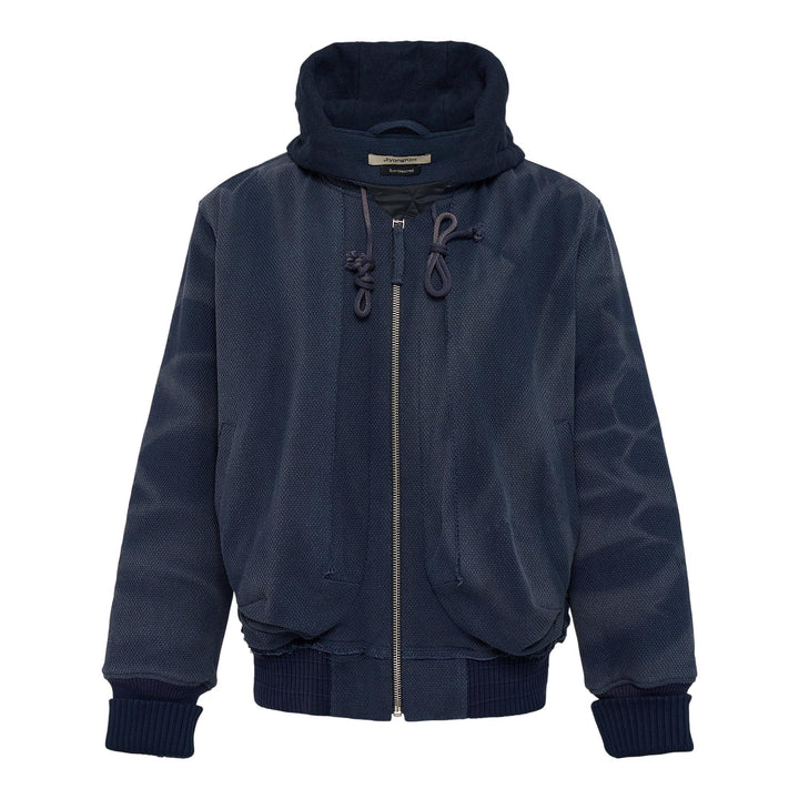 Club21 - JiyongKim - Sun-Bleached Raw Edged Work Jacket - BLOUSON - Navy