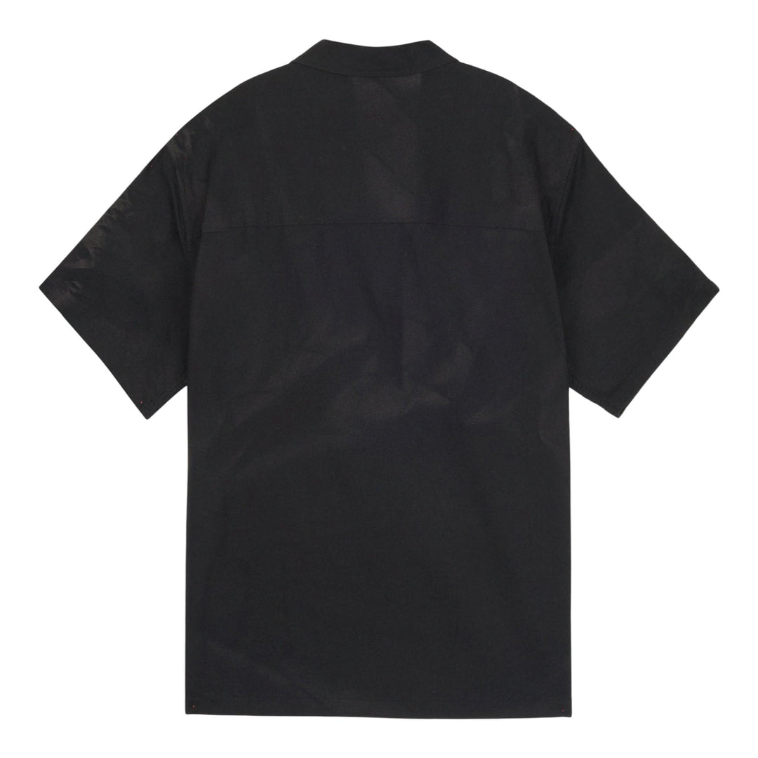 Club21 - JiyongKim - Sun-Bleached Tailored Collar Half Sleeve Shirt - SHIRTS - Black