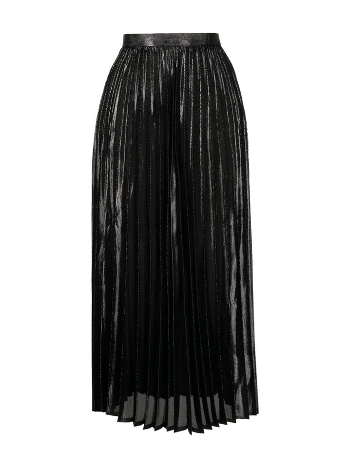     Junya-Watanabe-Shiny-Pleated-Skirt-Black-1