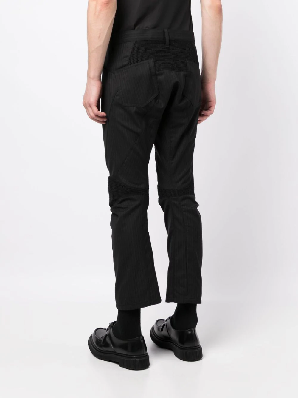 Junya-Watanabe-Stripe-Pants-Black-4