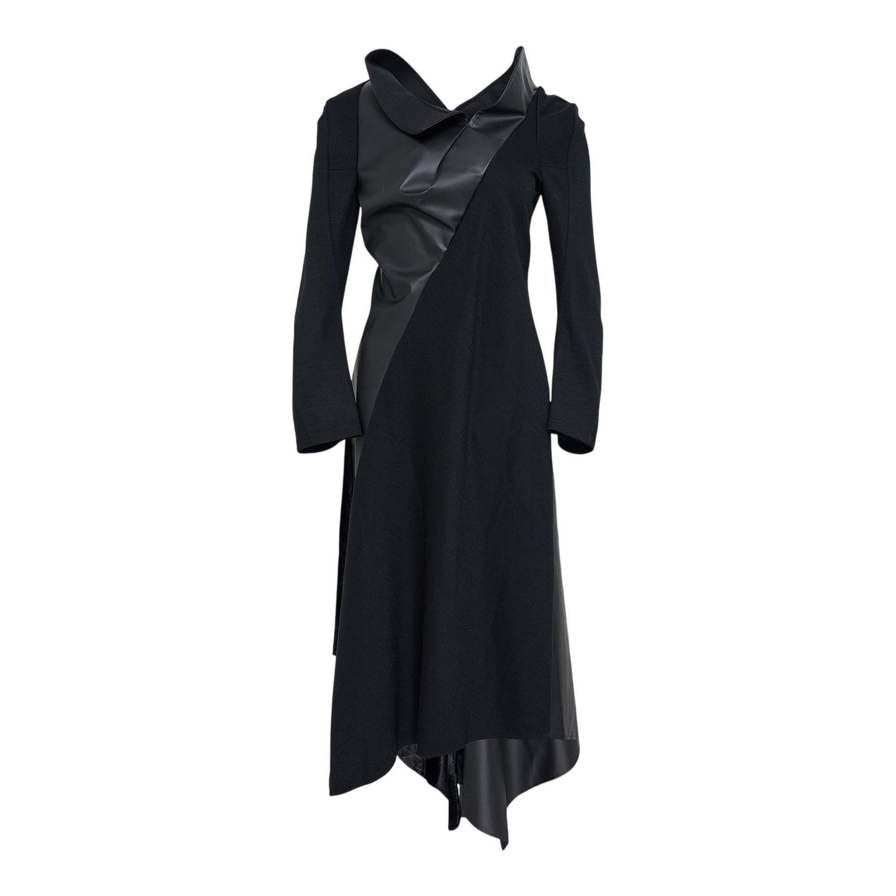 Junya Watanabe Ruffle-collar Midi Dress