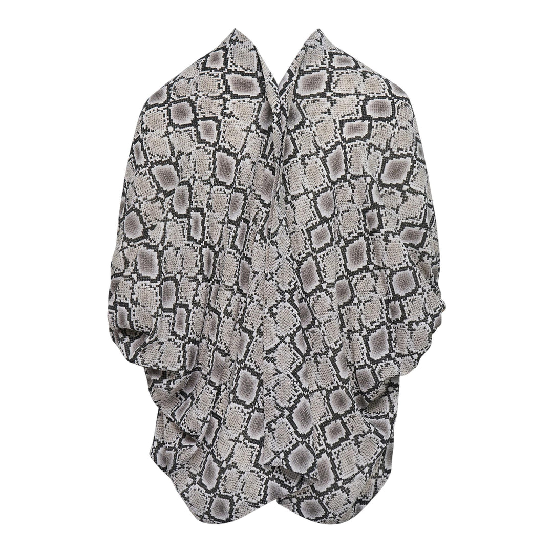 Club21 - Junya Watanabe - Polyester Georgette Python Top - BLOUSES - Black