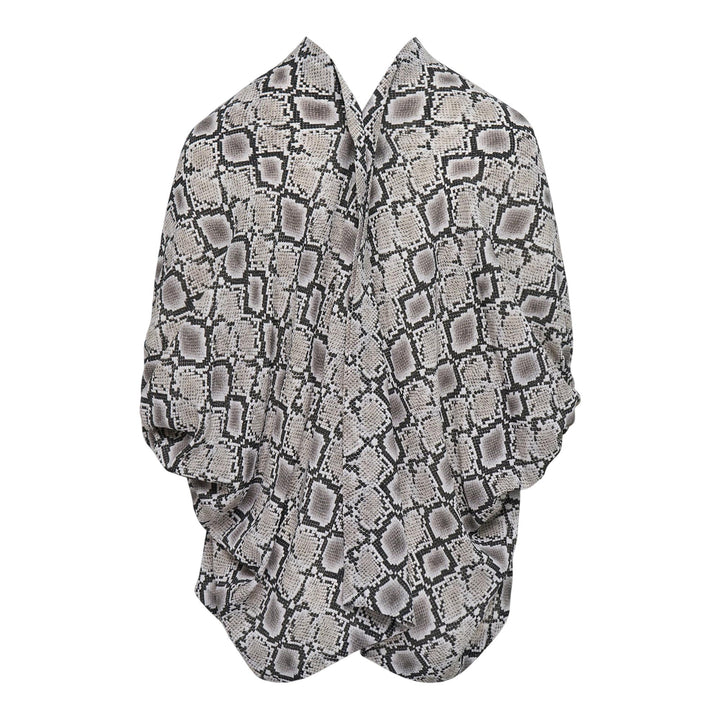 Club21 - Junya Watanabe - Polyester Georgette Python Top - BLOUSES - Black