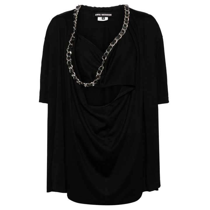 Junya_Watanabe_Wool_Jersey_T-Shirt_Black