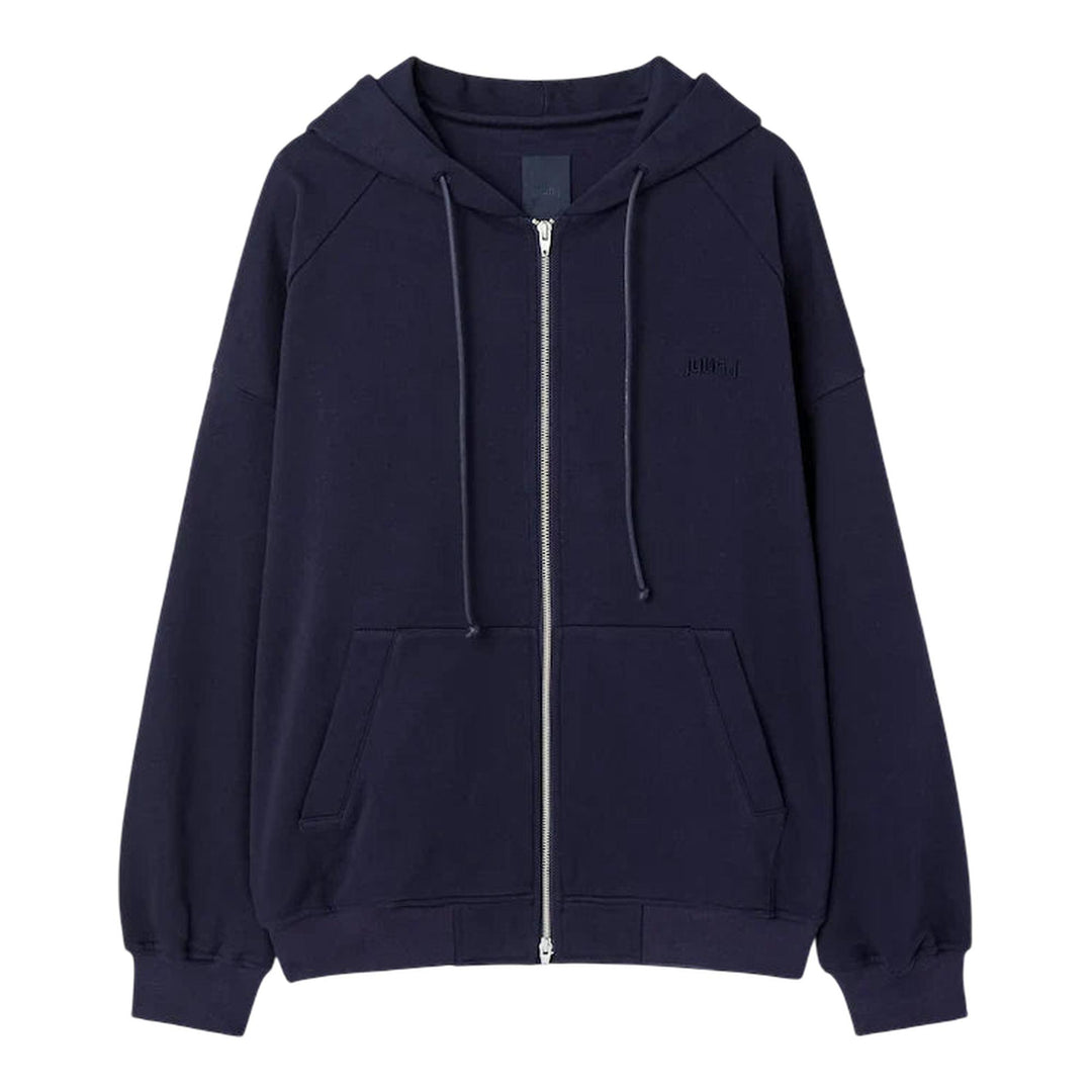 Club21 - Juun.J - Equilibre Rock Stage Graphic Hoodie - SWEATSHIRTS - Navy