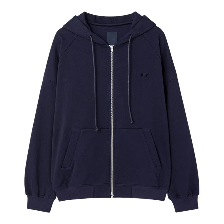 Club21 - Juun.J - Equilibre Rock Stage Graphic Hoodie - SWEATSHIRTS - Navy