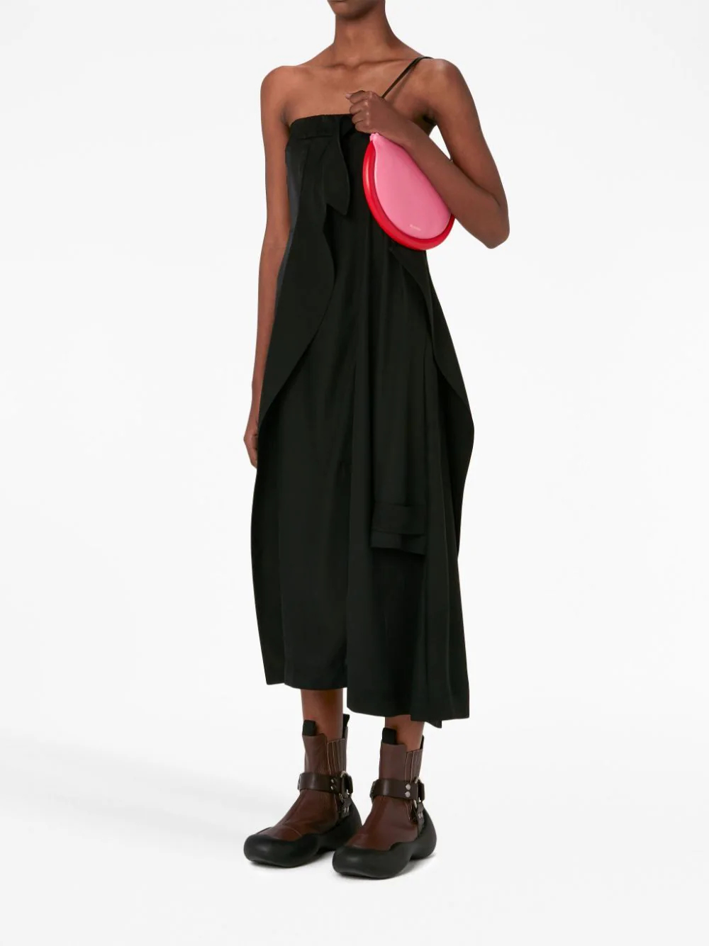 Jw-Anderson-Trench-Bandeau-Dress-Black-3