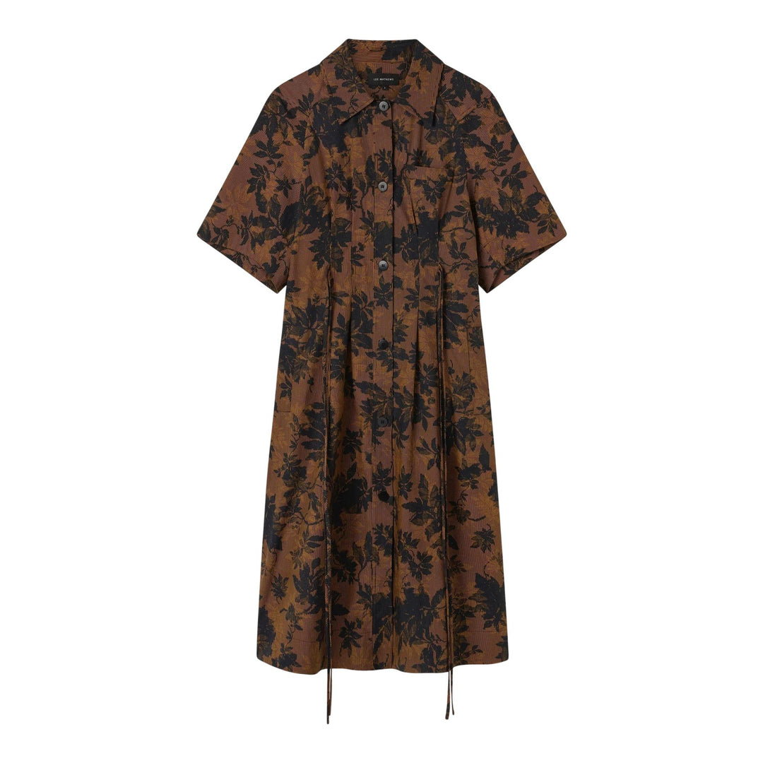 Club21 - Lee Mathews - Ivy Shirt Dress - WOVEN DRESSES - Brown