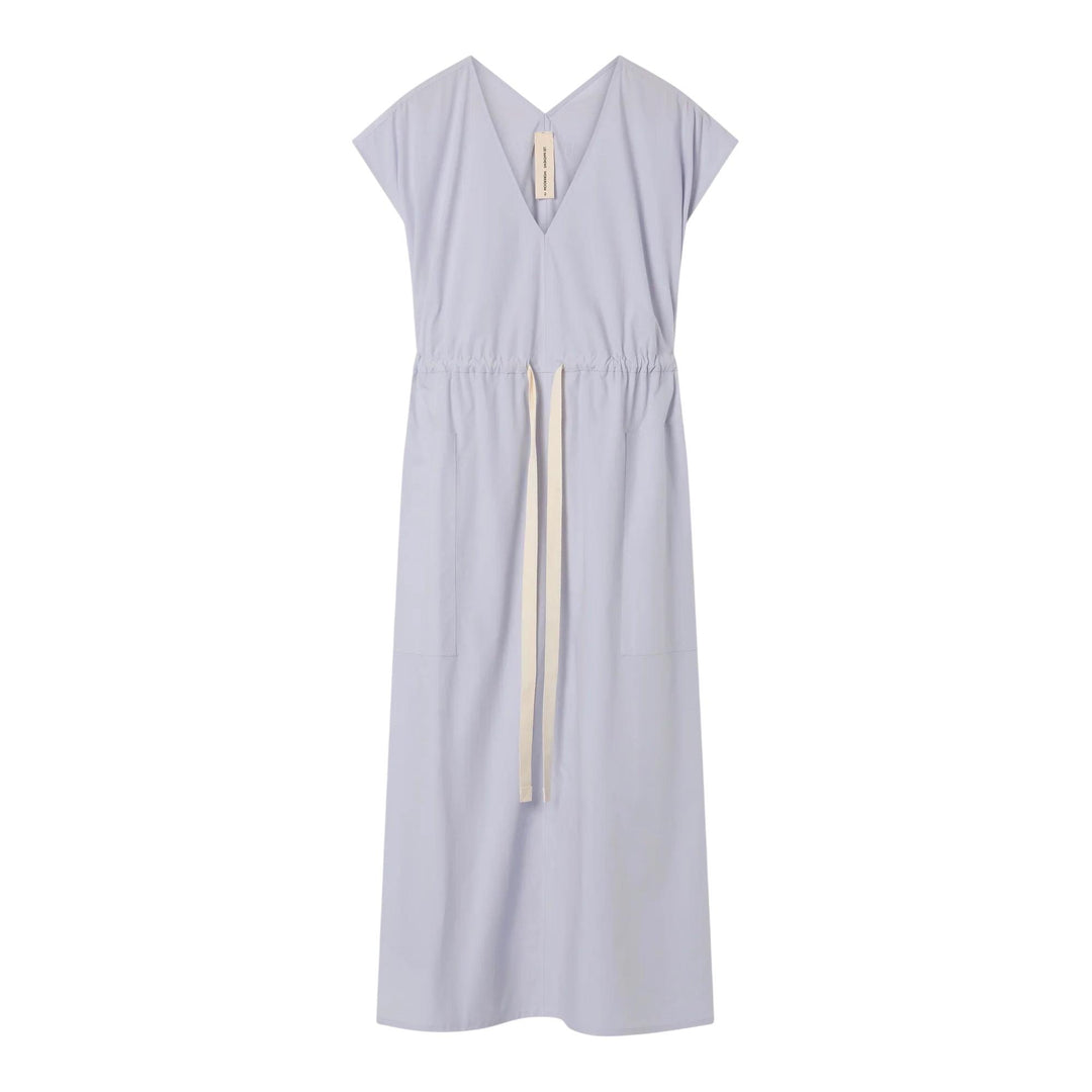 Club21 - Lee Mathews - LM Poplin V Neck Dress - WOVEN DRESSES - Light Blue