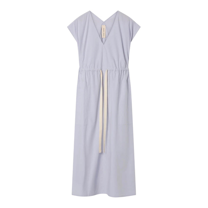 Club21 - Lee Mathews - LM Poplin V Neck Dress - WOVEN DRESSES - Light Blue